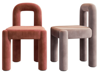 现代布艺休闲椅子 餐椅