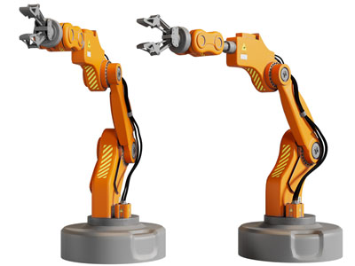 现代智能机器人手臂3d模型 现代智能机器人手臂