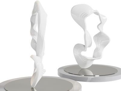 现代工艺品雕塑雕刻摆件组合