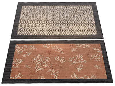 新中式长方形地毯3d模型 新中式长方形地毯