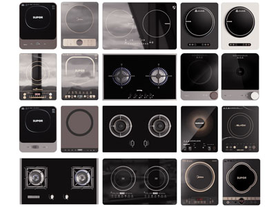 现代电磁炉3d模型 现代电磁炉