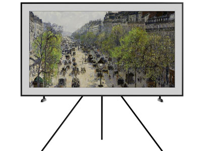 现代带支架的液晶电视机3d模型 现代带支架的液晶电视机