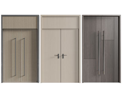 现代双开门 大门