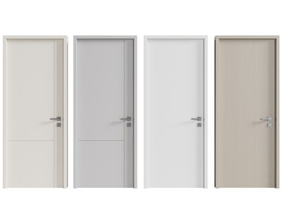 现代单扇实木门 平开门