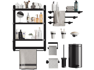 现代浴室柜架 洗浴用品 卫浴小件