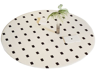 现代圆形地毯3d模型 现代圆形地毯