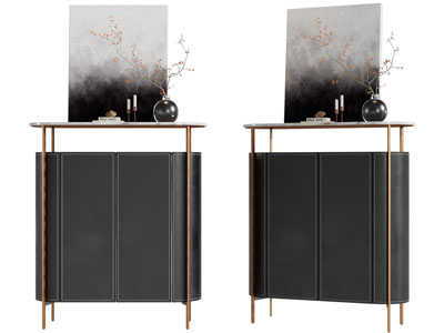 现代轻奢玄关柜 边柜