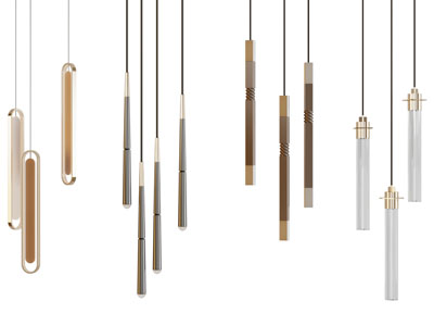 现代垂线吊灯 床头吊灯