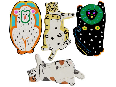 现代儿童卡通动物地毯3d模型 现代儿童卡通动物地毯