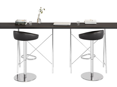 现代吧台吧椅3d模型 现代吧台吧椅