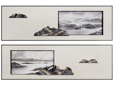 新中式装饰挂画3d模型 新中式装饰挂画