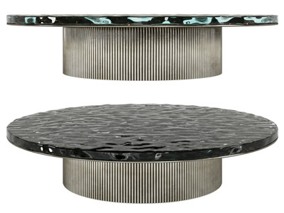 现代圆形水纹茶几3d模型 现代圆形水纹茶几