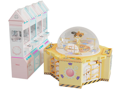 现代娃娃机 游乐设备3d模型 现代娃娃机 游乐设备