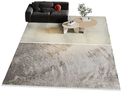 现代长方形地毯3d模型 现代长方形地毯