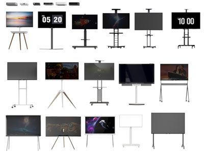 现代电视机 支架液晶电视3d模型 现代电视机 支架液晶电视