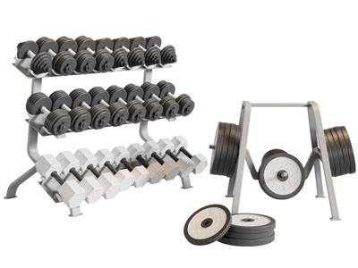 现代哑铃收纳架 举重器 体育设备3d模型 现代哑铃收纳架 举重器 体育设备