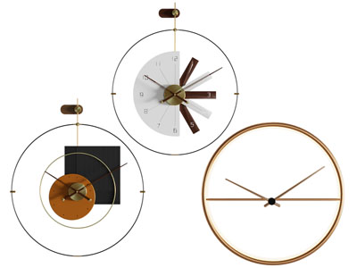 现代钟表 墙饰挂件3d模型 现代钟表 墙饰挂件