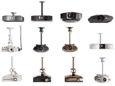 现代投影仪3d模型 现代投影仪