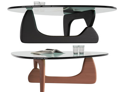现代异形玻璃茶几3d模型 现代异形玻璃茶几