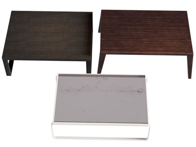 现代方形茶几3d模型 现代方形茶几