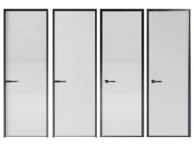 现代长虹玻璃平开门