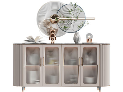 现代轻奢餐边柜