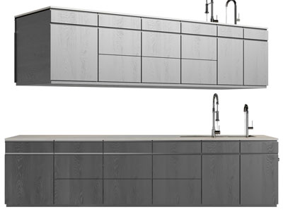 现代水吧台3d模型 现代水吧台