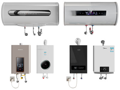 现代天然气热水器 电热水器3d模型 现代天然气热水器 电热水器