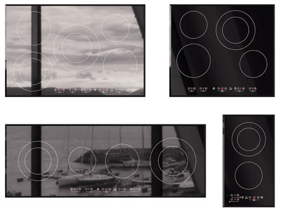 现代电磁炉3d模型 现代电磁炉