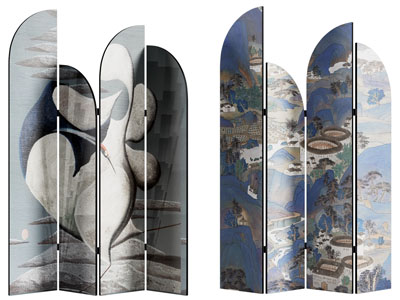 新中式屏风