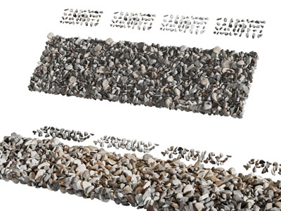 现代石子 鹅卵石 景观石头