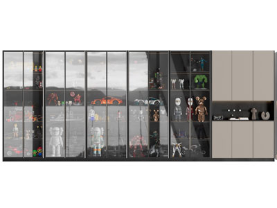 现代卡通玩具手办装饰柜