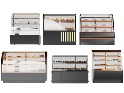 现代蛋糕 面包甜点保鲜柜 展柜