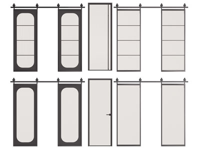 法式玻璃推拉门