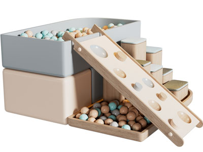 现代儿童海洋池 游乐设备3d模型 现代儿童海洋池 游乐设备