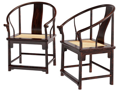 新中式圈椅 扶手椅子