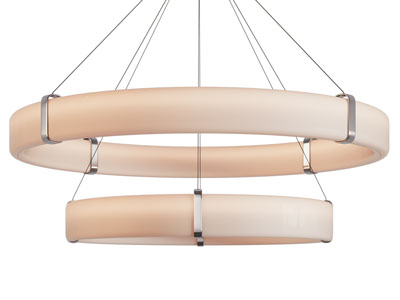 现代双层圆形吊灯