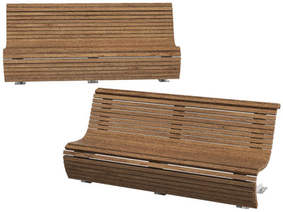 现代实木公共椅子