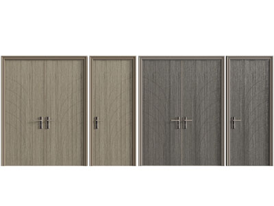 新中式实木双扇大门 木门 平开门