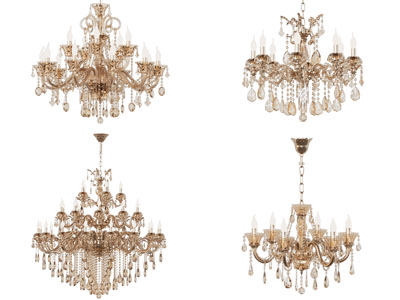 欧式雕花水晶吊坠吊灯