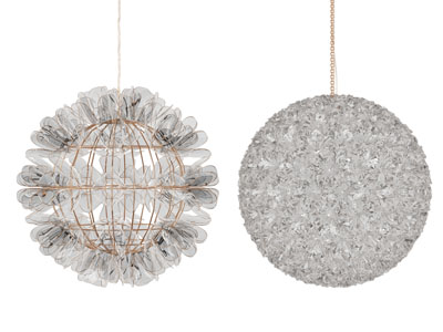现代球形水晶吊灯