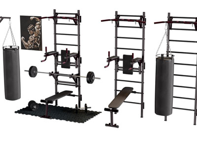 现代综合训练器 健身器材 拳击沙袋 体育设备3d模型 现代综合训练器 健身器材 拳击沙袋 体育设备