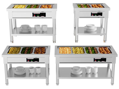 现代快餐车 保温台3d模型 现代快餐车 保温台