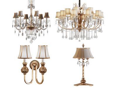 欧式吊灯 壁灯 台灯