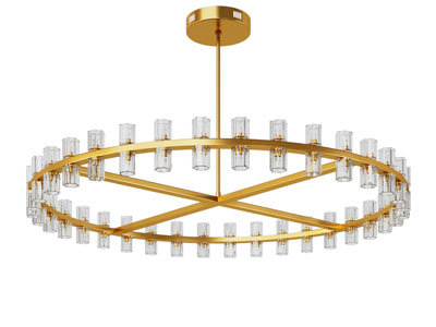 现代圆形水晶吊灯