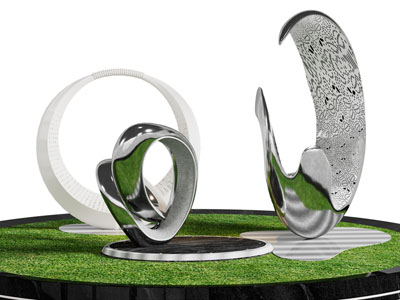 现代城市雕塑小品 雕塑雕刻3d模型 现代城市雕塑小品 雕塑雕刻