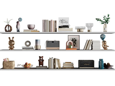 现代书籍 饰品摆件组合