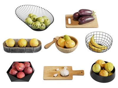 现代果篮 水果食物