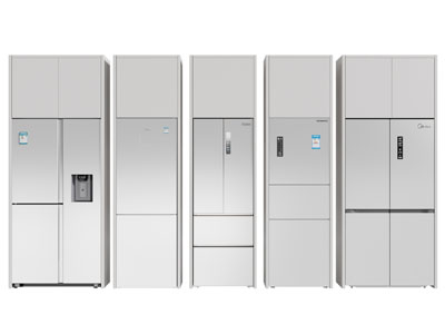 现代电冰箱 高柜3d模型 现代电冰箱 高柜