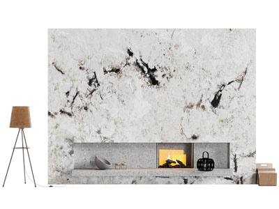现代大理石壁炉背景墙3d模型 现代大理石壁炉背景墙